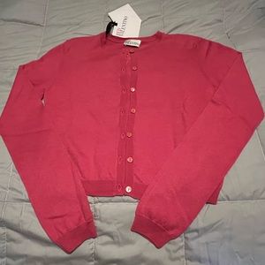 Red Valentino Pink Cardigan. Size XS. NWT.